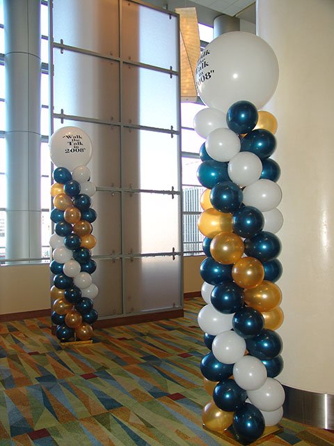 Custom topped balloon columns2